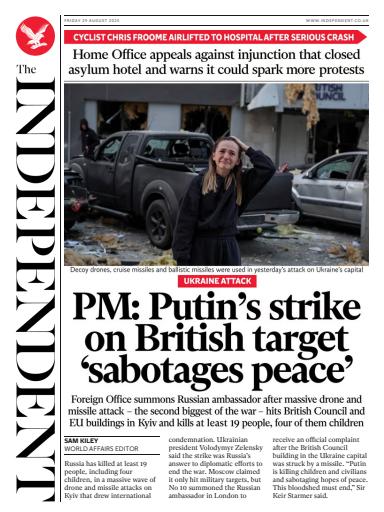 The Independent Daily Edition Newspaper issue 