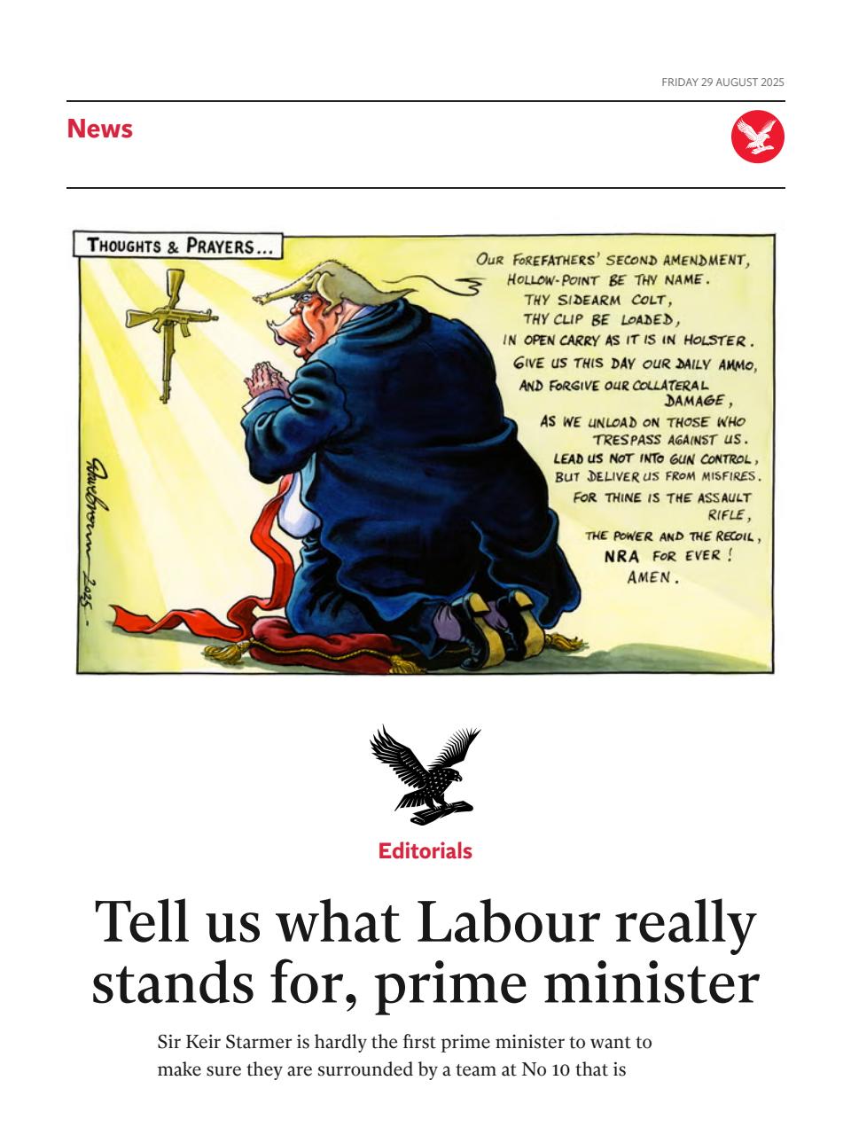 The Independent Daily Edition Newspaper Preview Pages