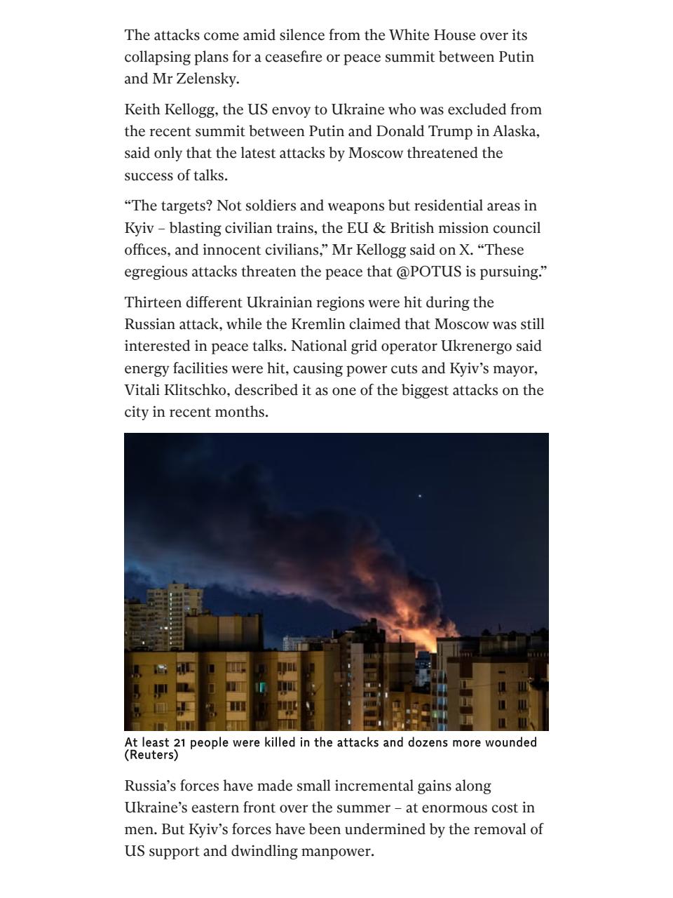 The Independent Daily Edition Newspaper Preview Pages