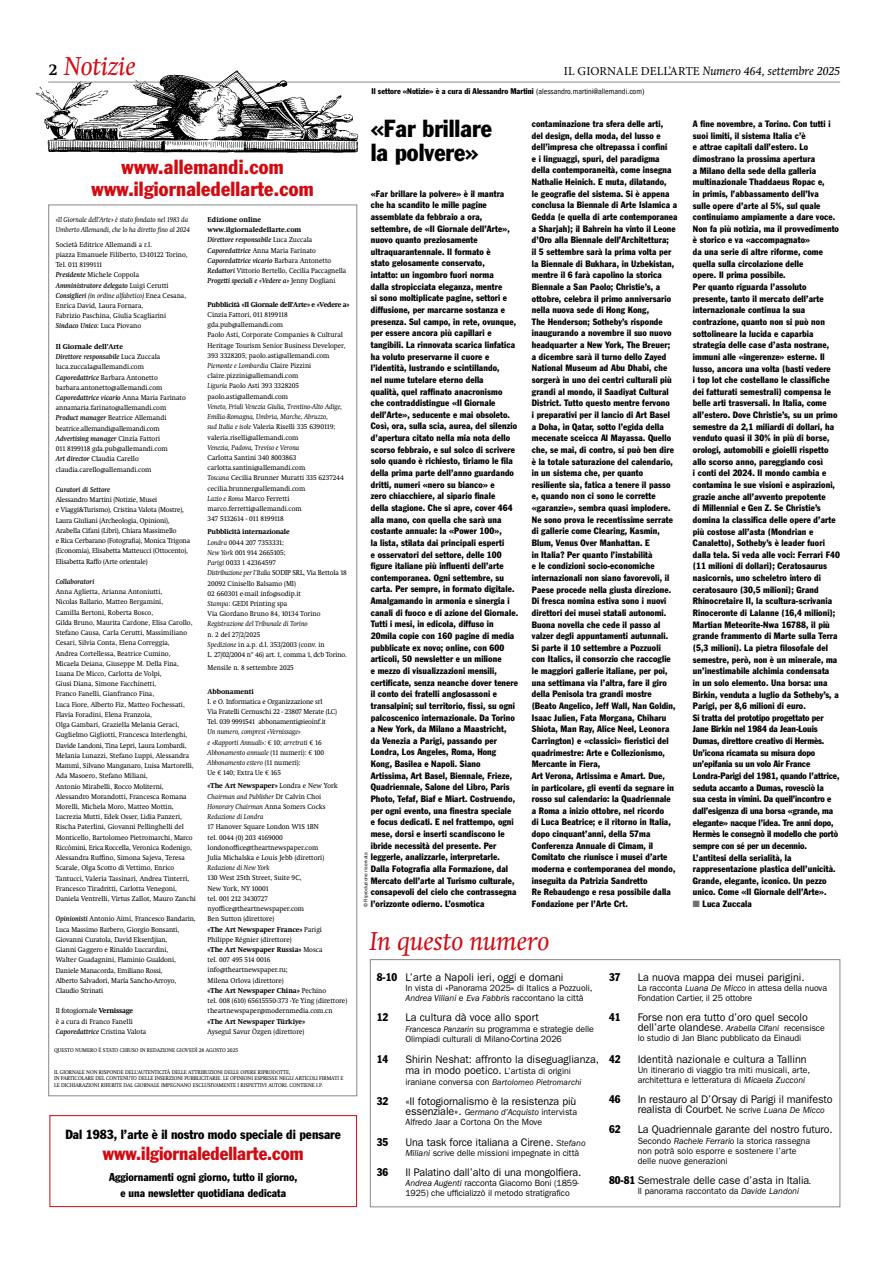 Il Giornale Dell’Arte Preview Pages