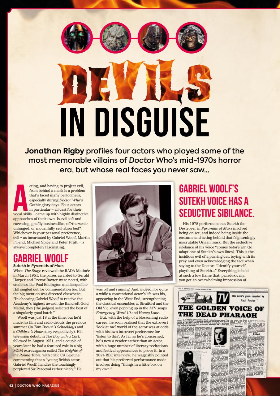 Doctor Who Magazine Preview Pages