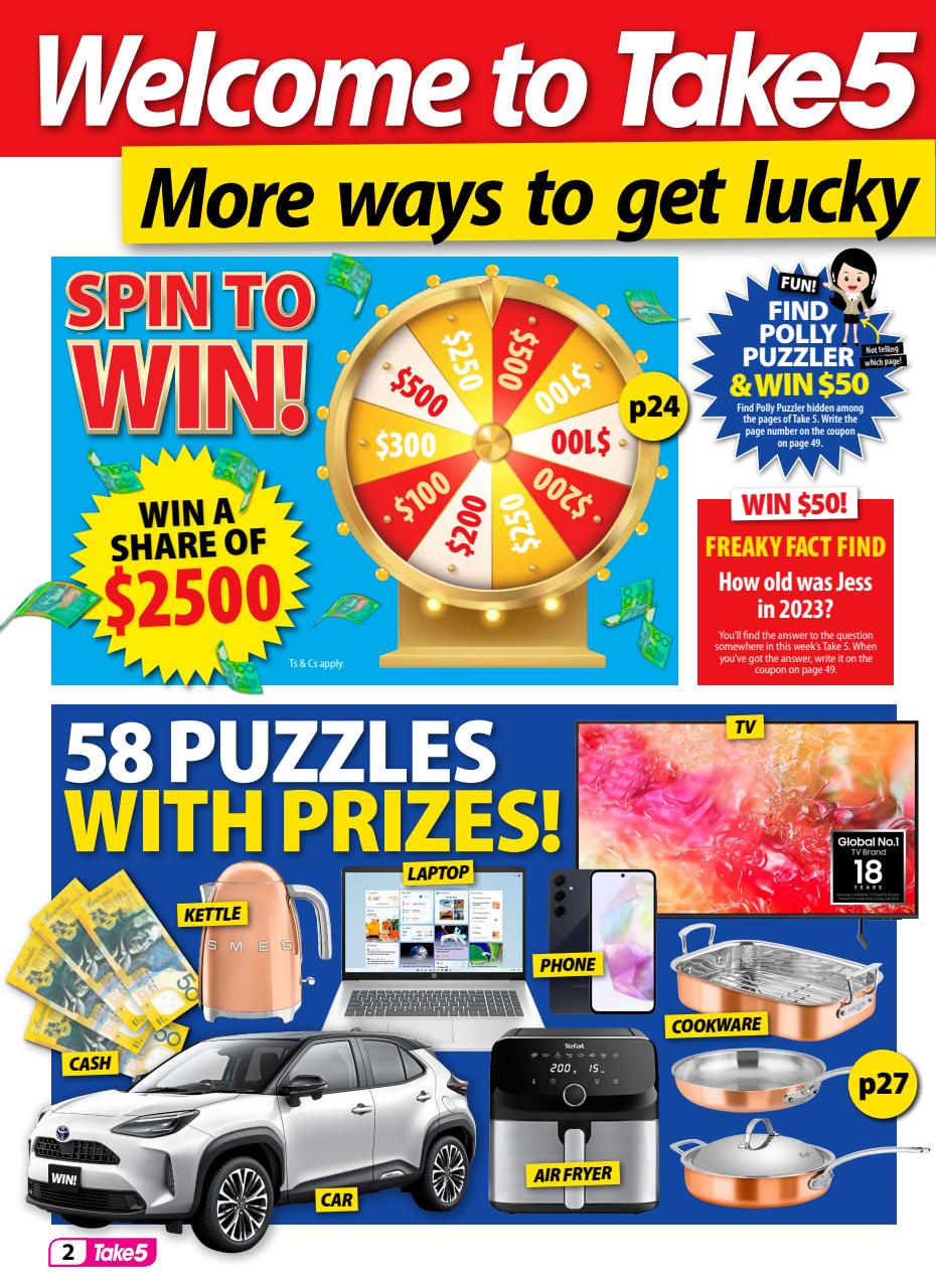 Take 5 Preview Pages