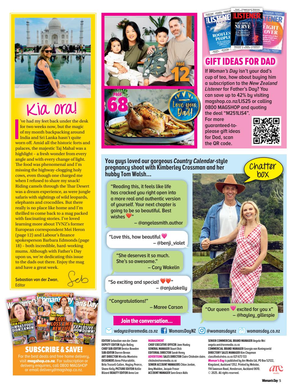 Woman's Day NZ Preview Pages