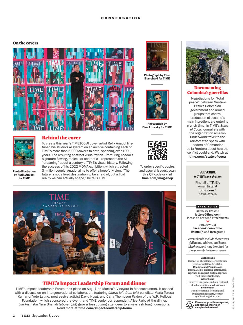 TIME Magazine Europe Preview Pages