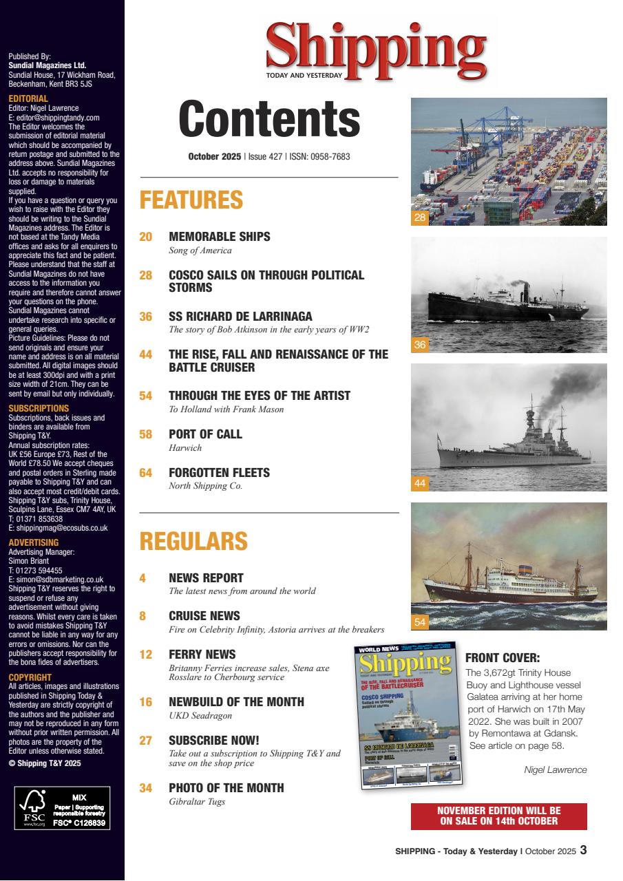 Shipping Today & Yesterday Preview Pages