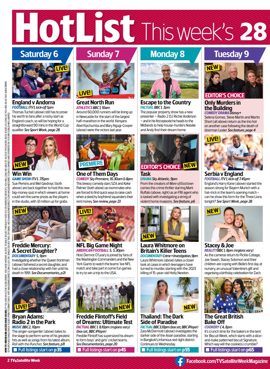 TV & Satellite Week Preview Pages