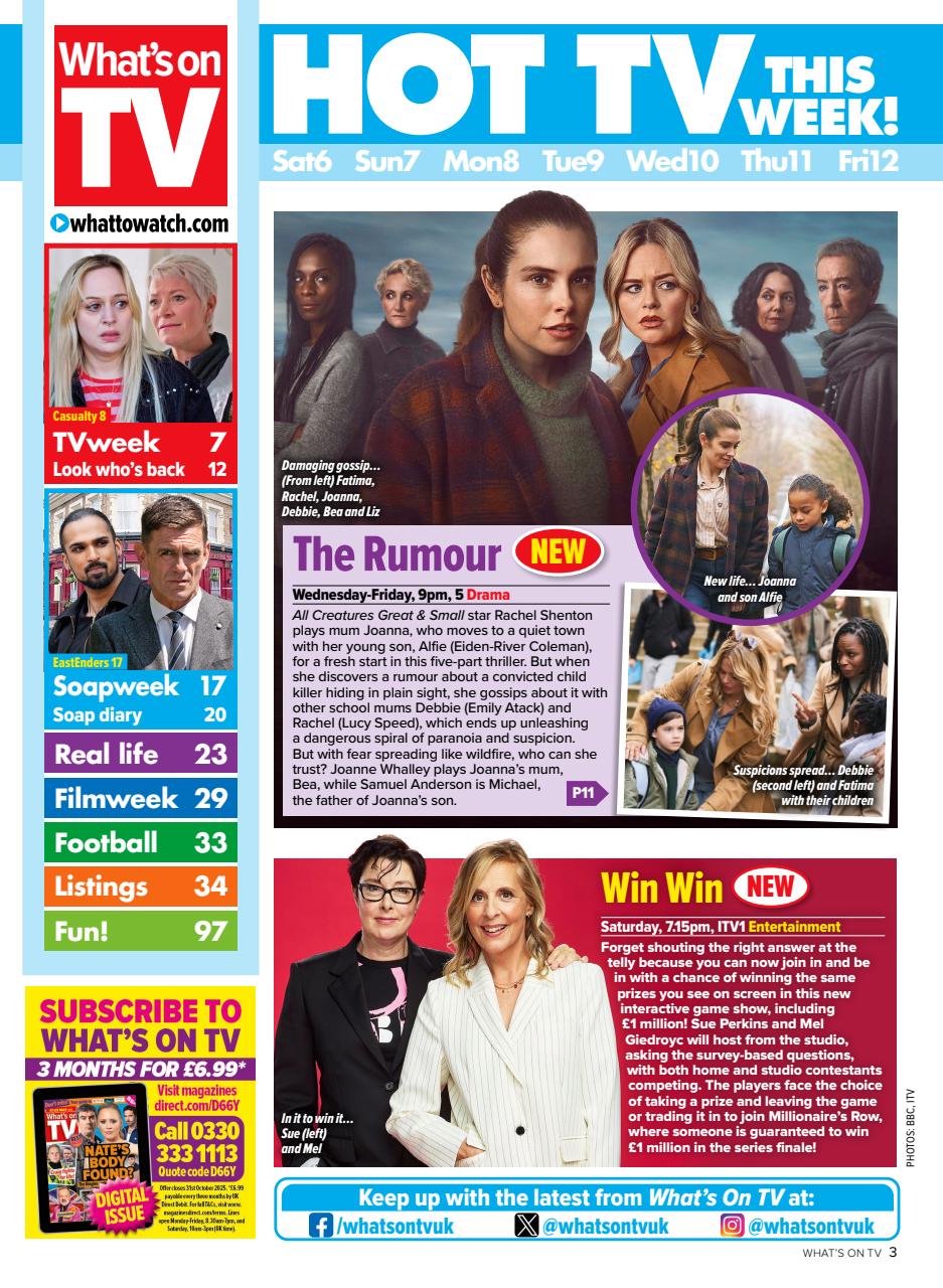 What's on TV Preview Pages