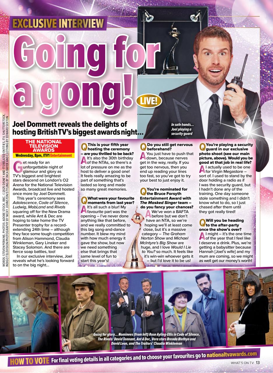 What's on TV Preview Pages