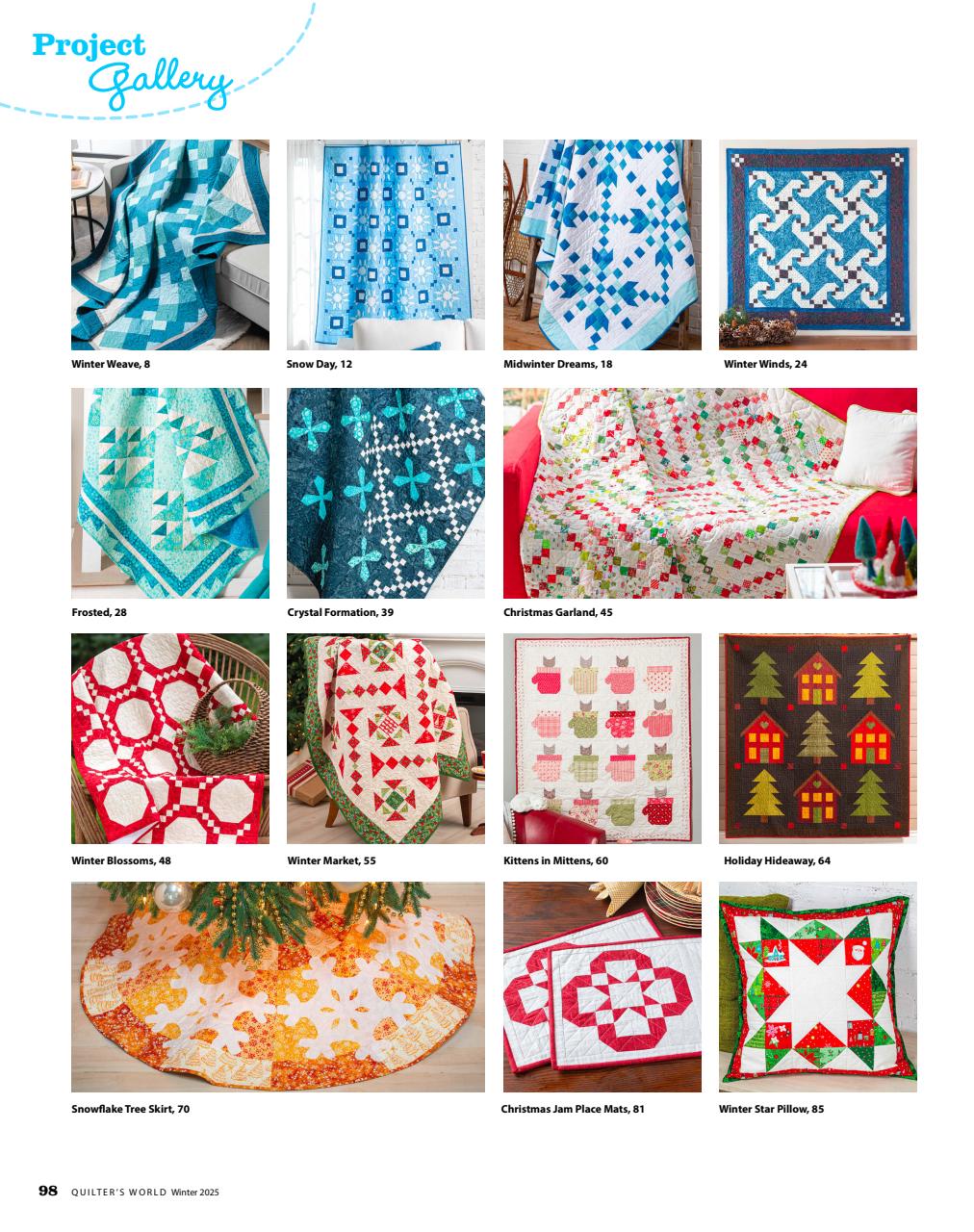 Quilter's World Preview Pages