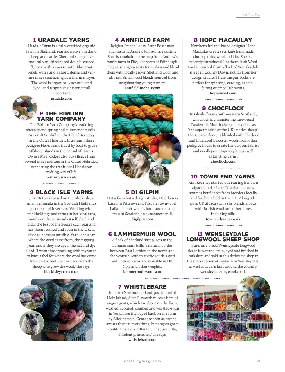 Knitting Preview Pages