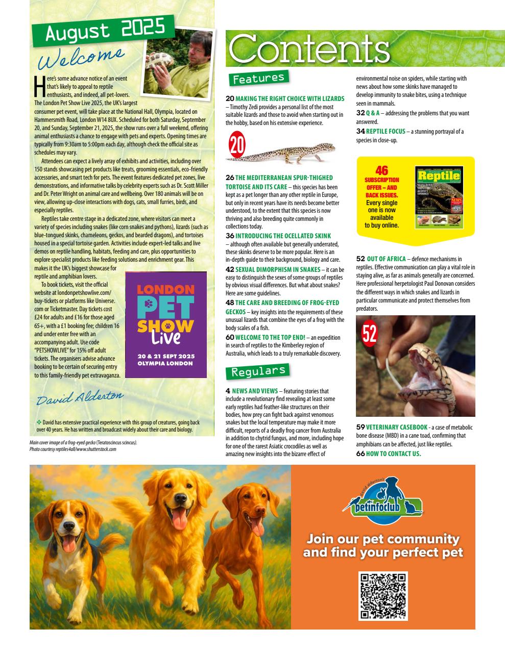 Practical Reptile Keeping Preview Pages