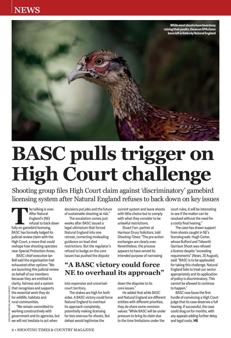 Shooting Times & Country Preview Pages