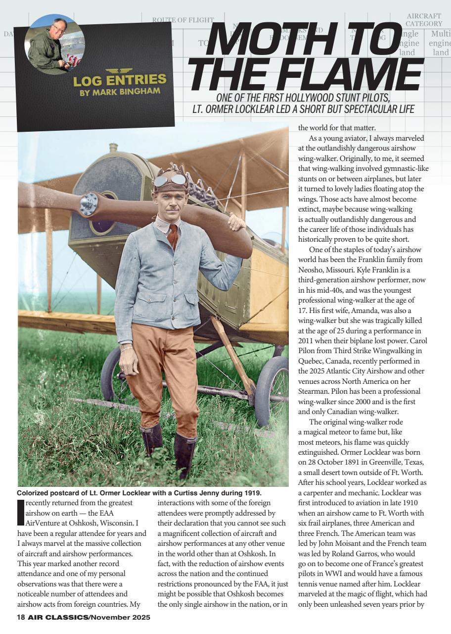 Air Classics - Where History Flies Preview Pages