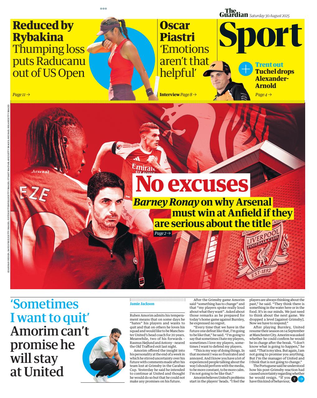 The Guardian Newspaper Preview Pages