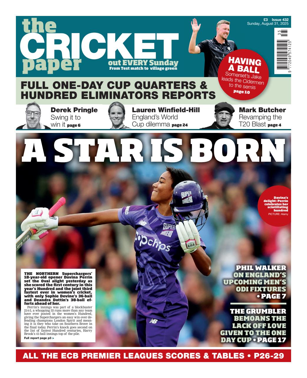 The Cricket Paper Preview Pages