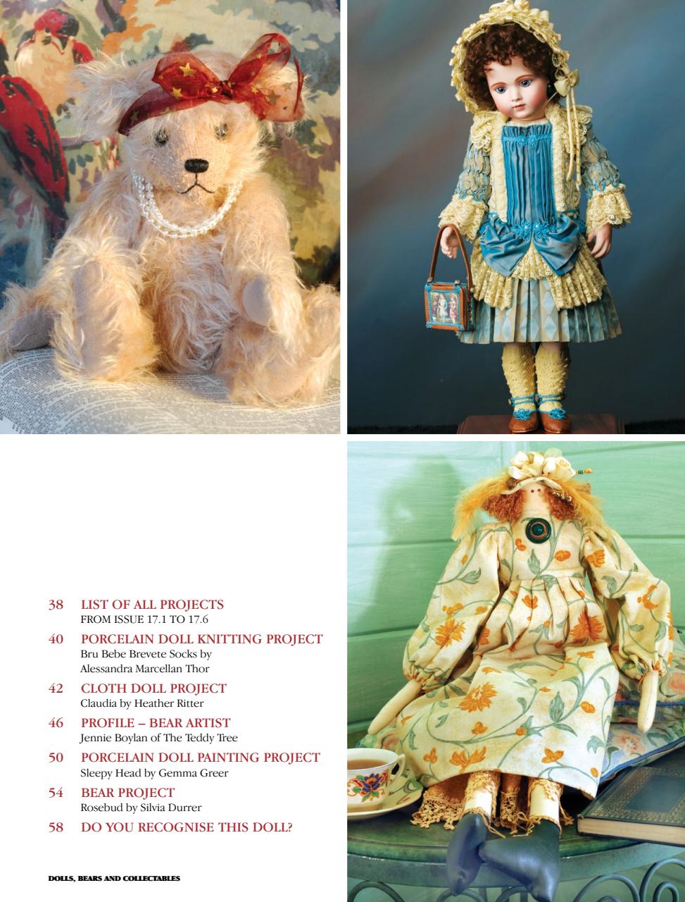 Dolls Bears & Collectables Preview Pages