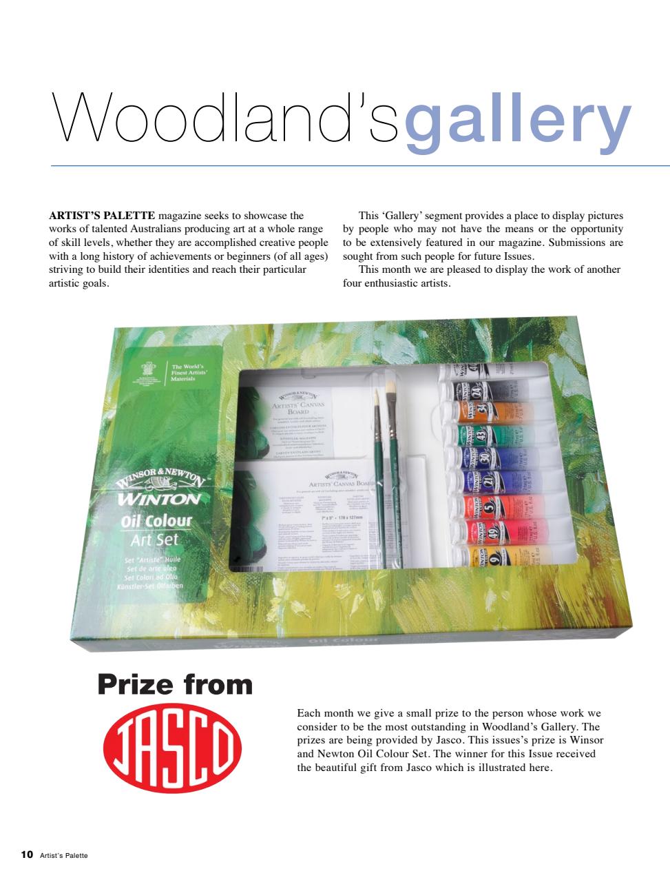 Artist's Palette Preview Pages