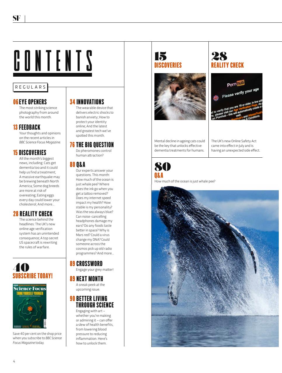 BBC Science Focus Magazine Preview Pages