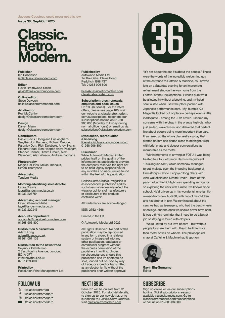 Classic Retro Modern Magazine Preview Pages