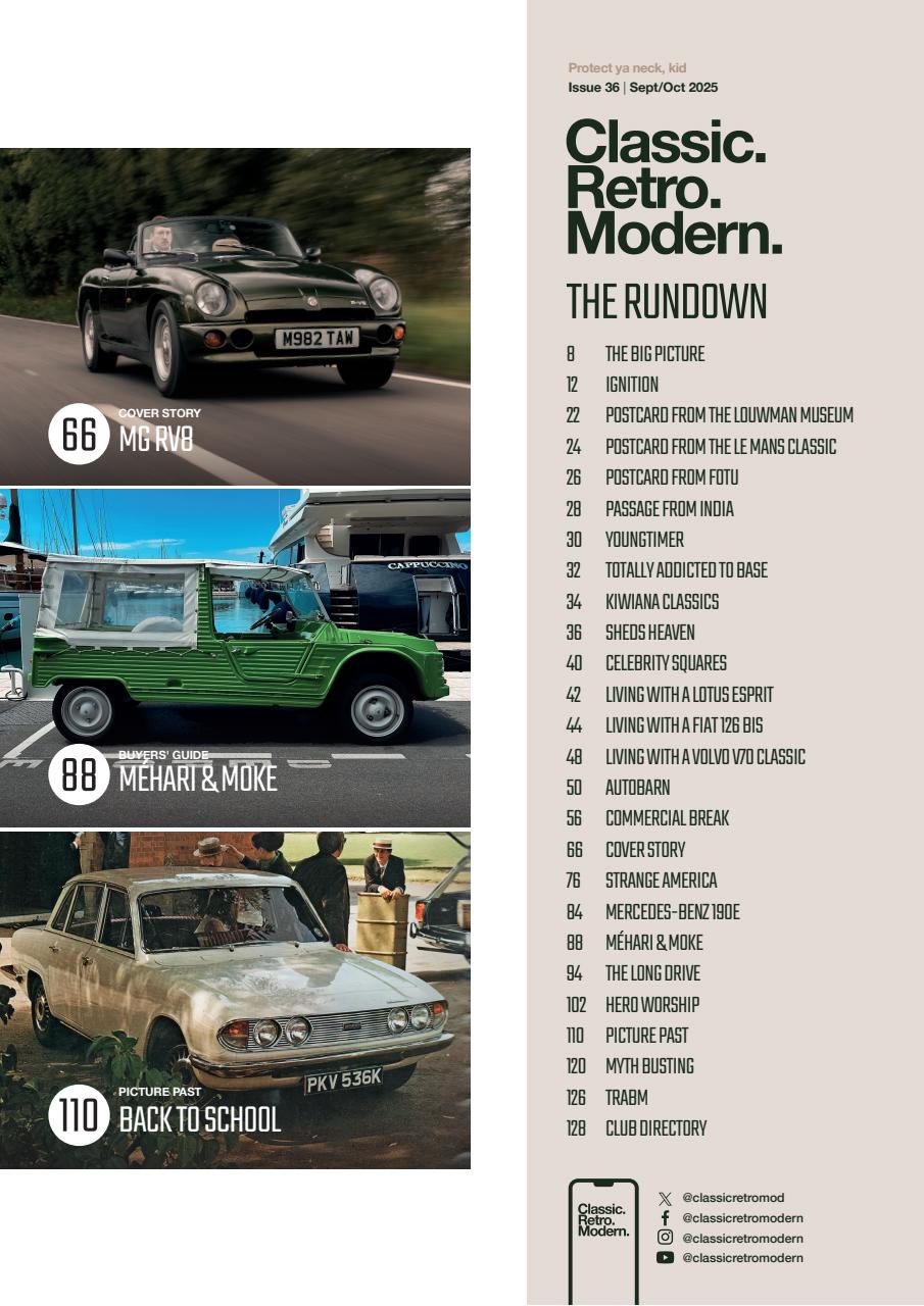 Classic Retro Modern Magazine Preview Pages