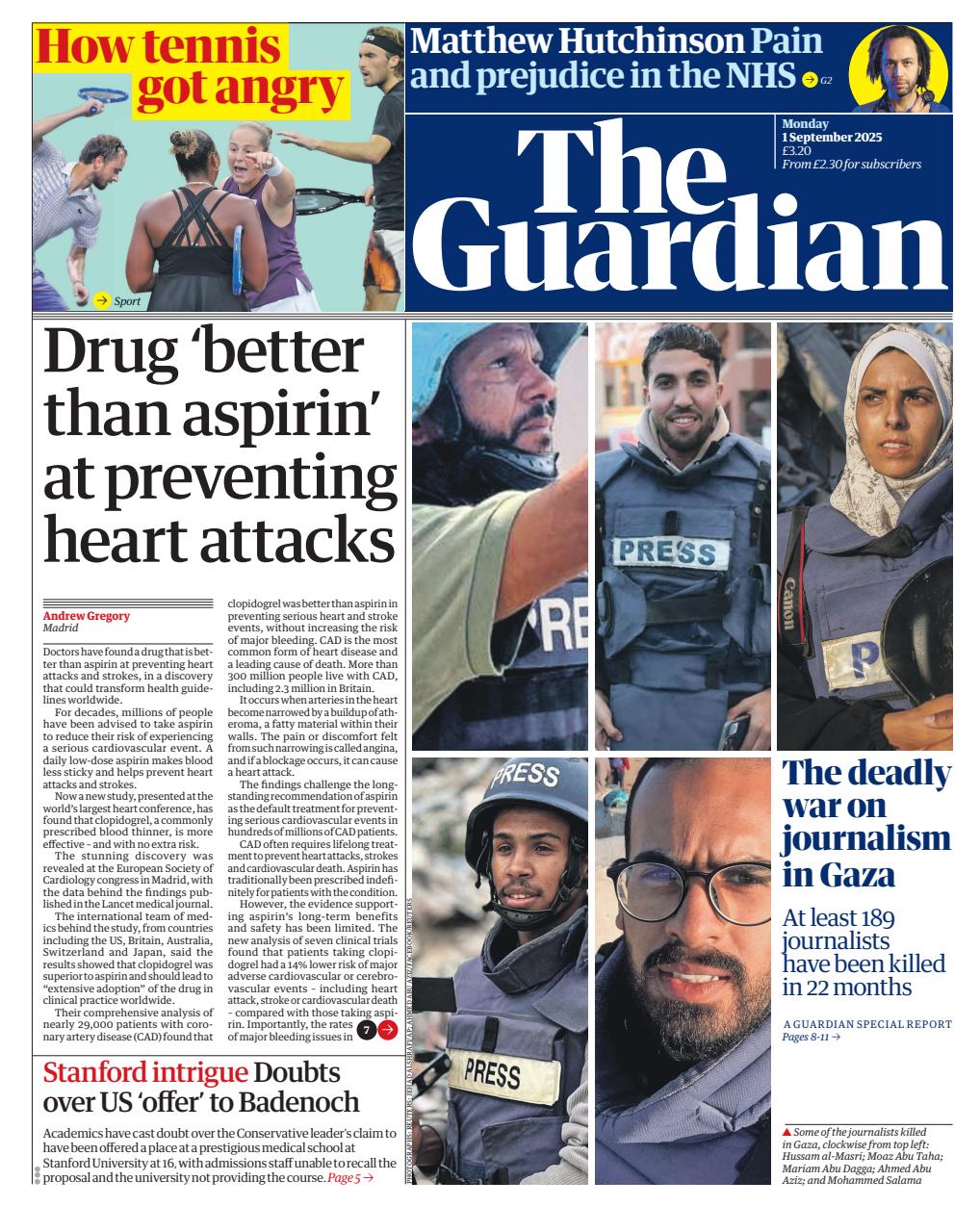 The Guardian Newspaper Preview Pages