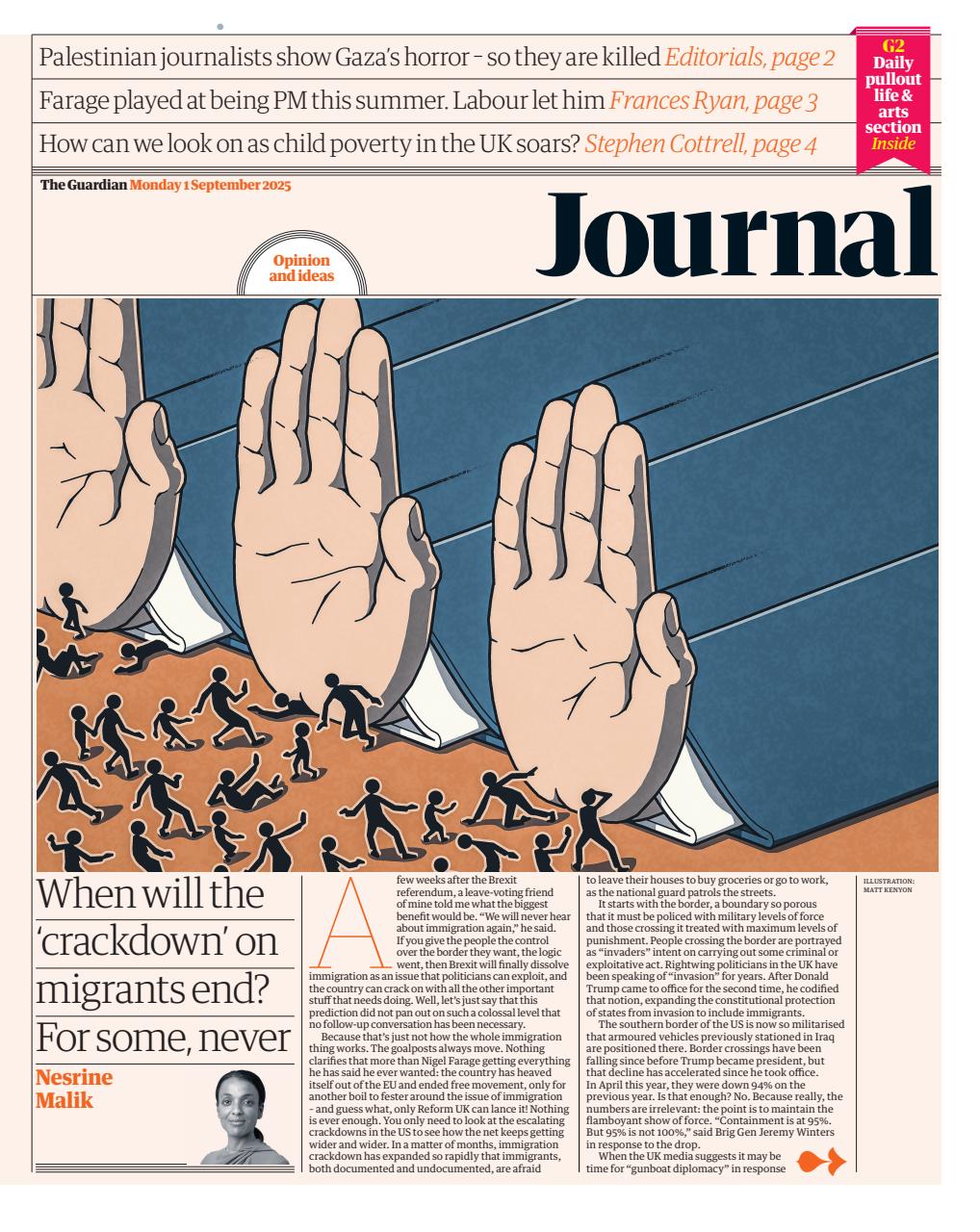 The Guardian Newspaper Preview Pages