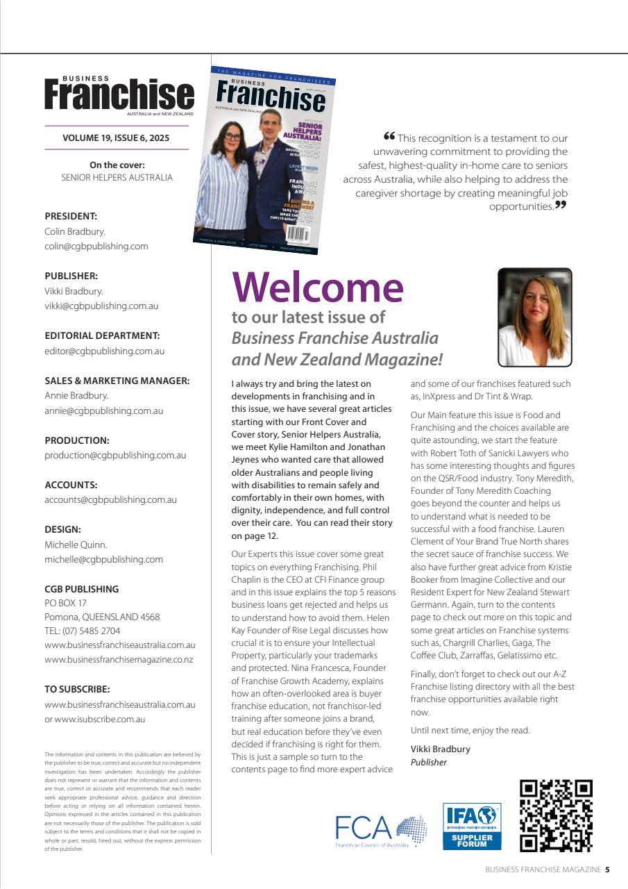 Business Franchise Australia&NZ Preview Pages