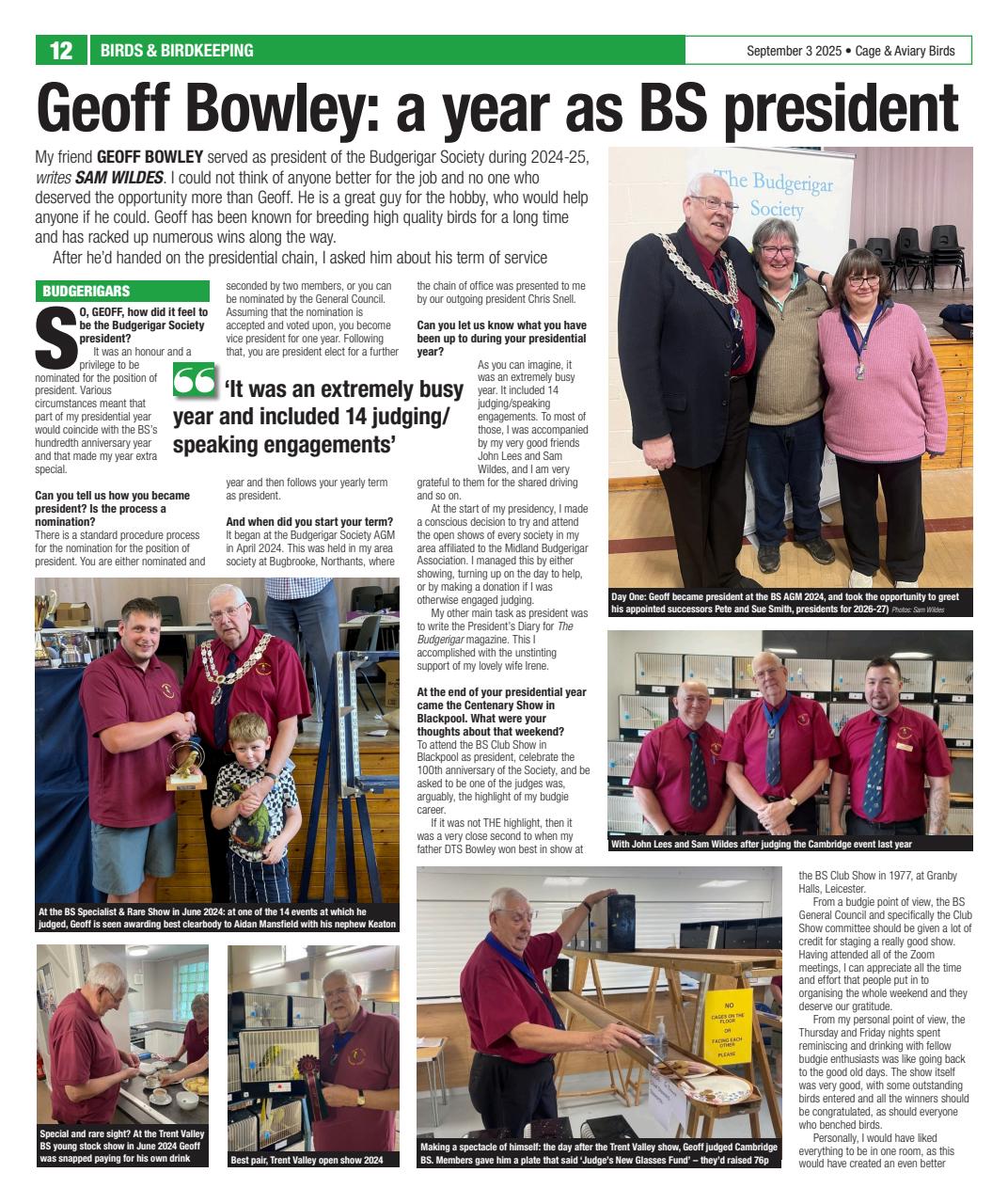 Cage & Aviary Birds Preview Pages