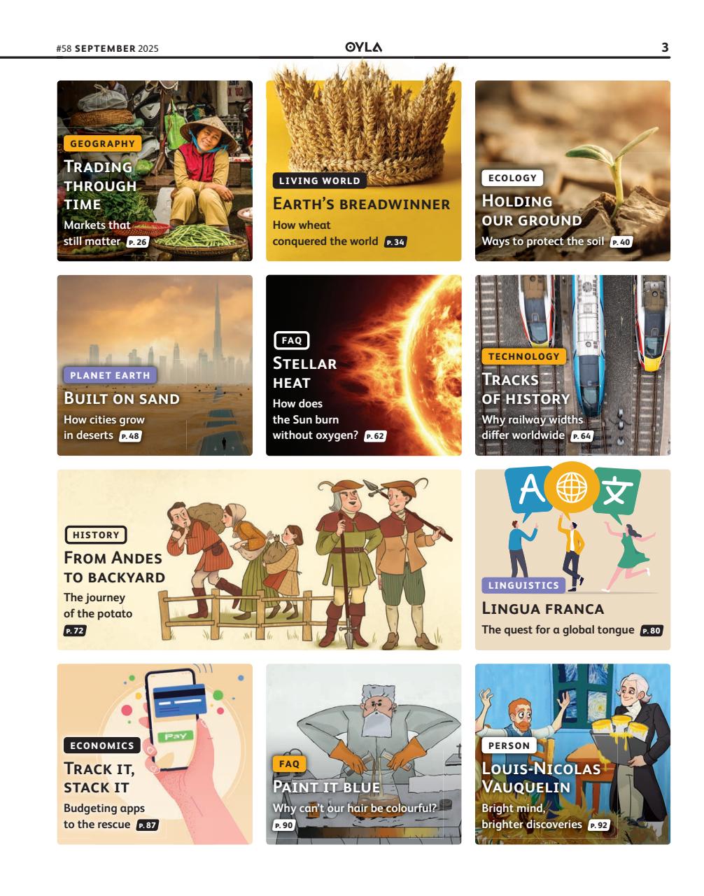 OYLA Magazine Preview Pages