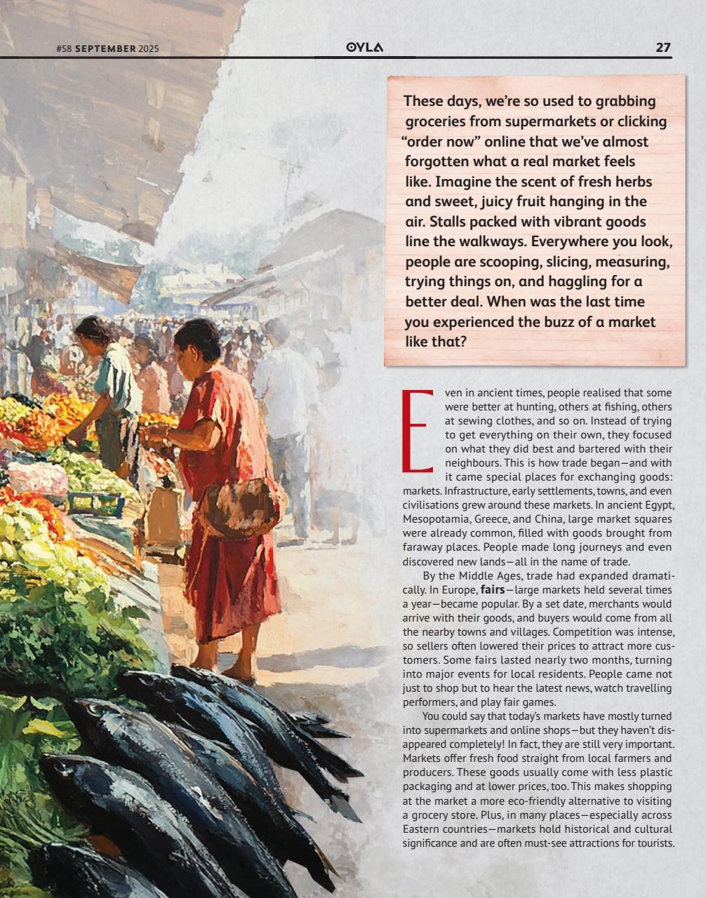 OYLA Magazine Preview Pages