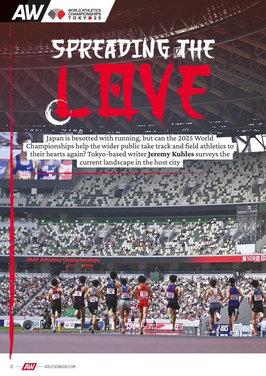 AW – Athletics Weekly Magazine Preview Pages