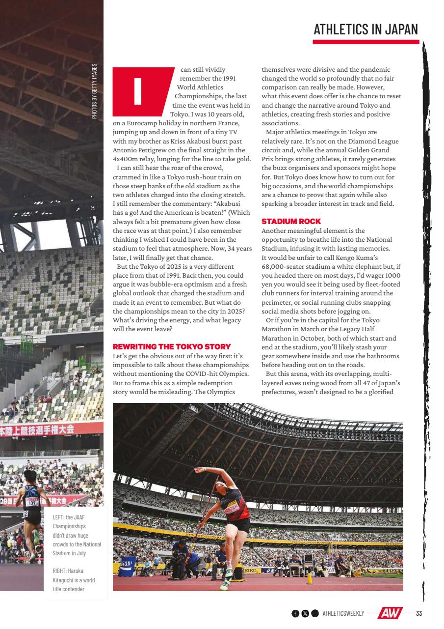 AW – Athletics Weekly Magazine Preview Pages
