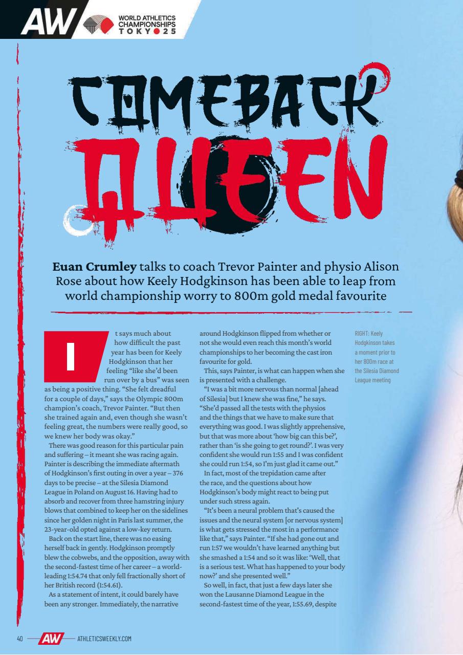 AW – Athletics Weekly Magazine Preview Pages