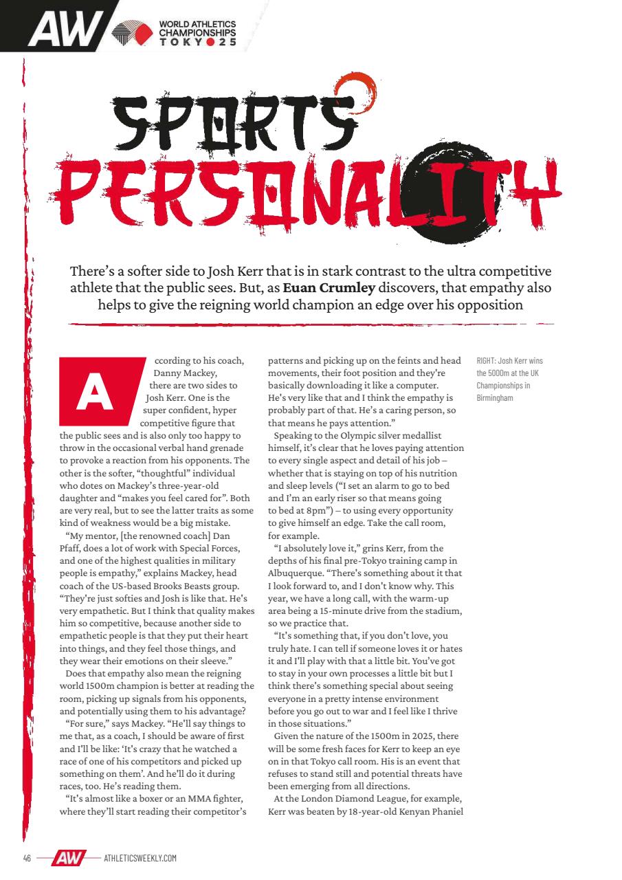 AW – Athletics Weekly Magazine Preview Pages