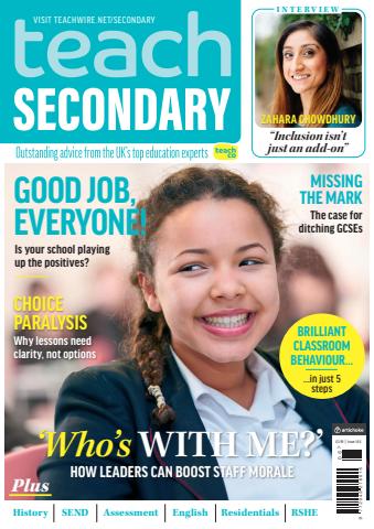 Teach Secondary issue Teach Secondary