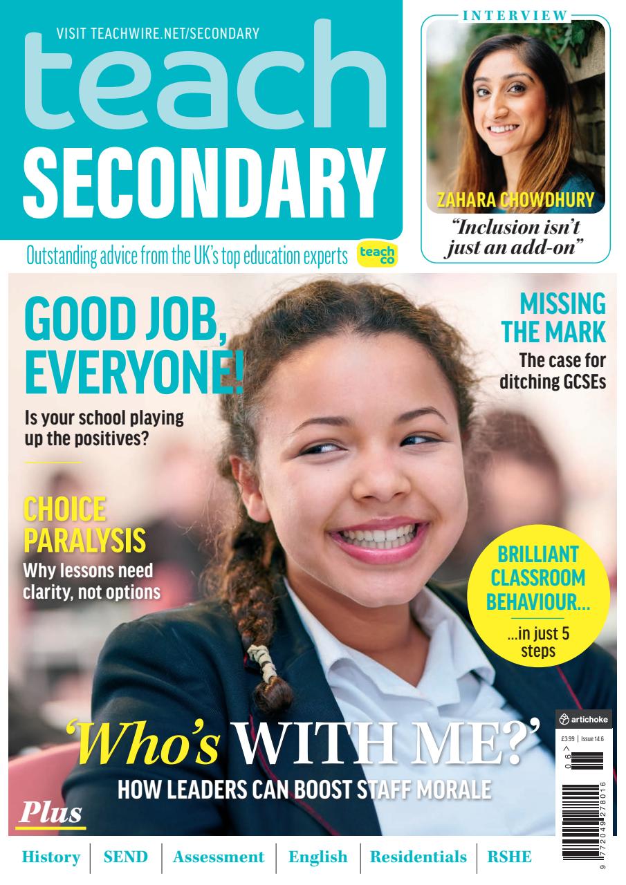 Teach Secondary Preview Pages