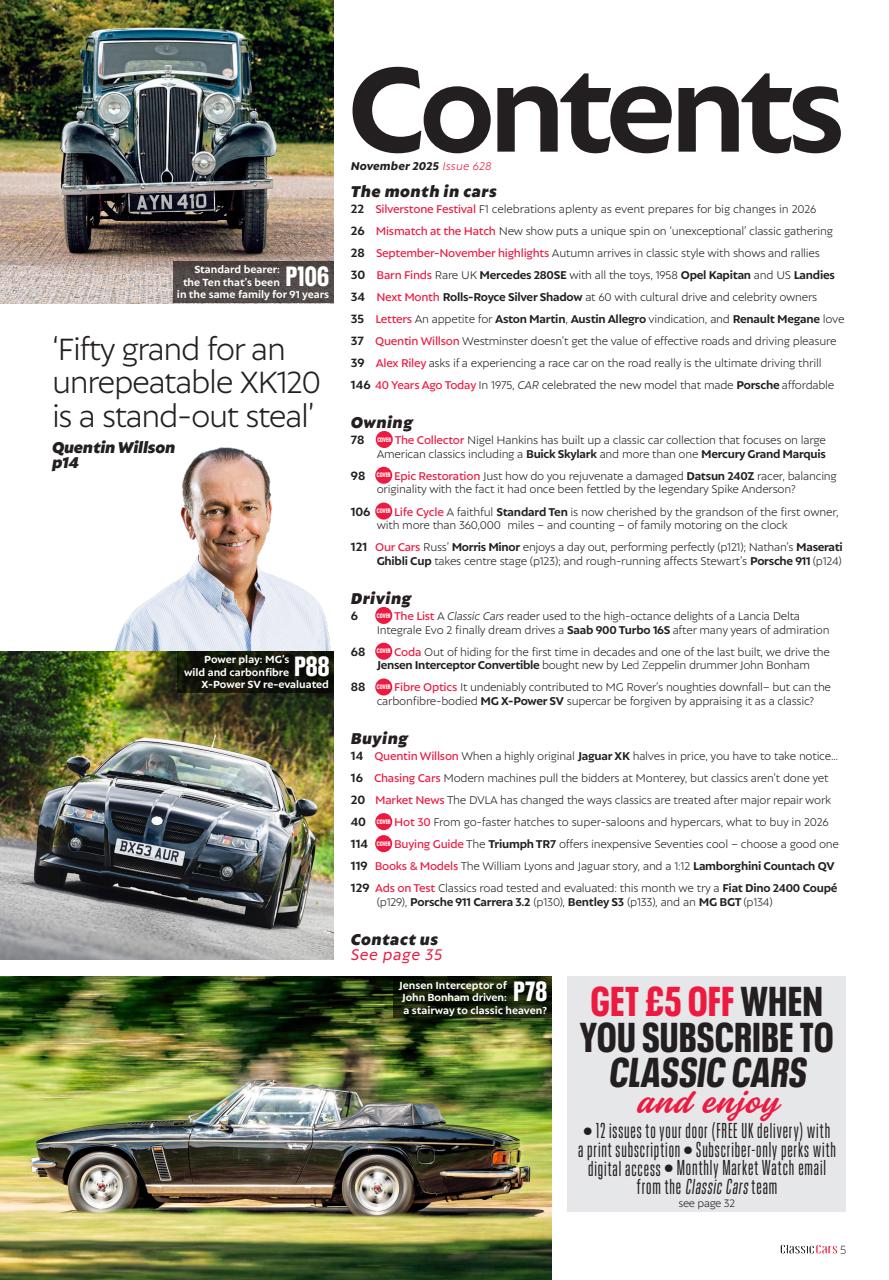 Classic Cars Preview Pages