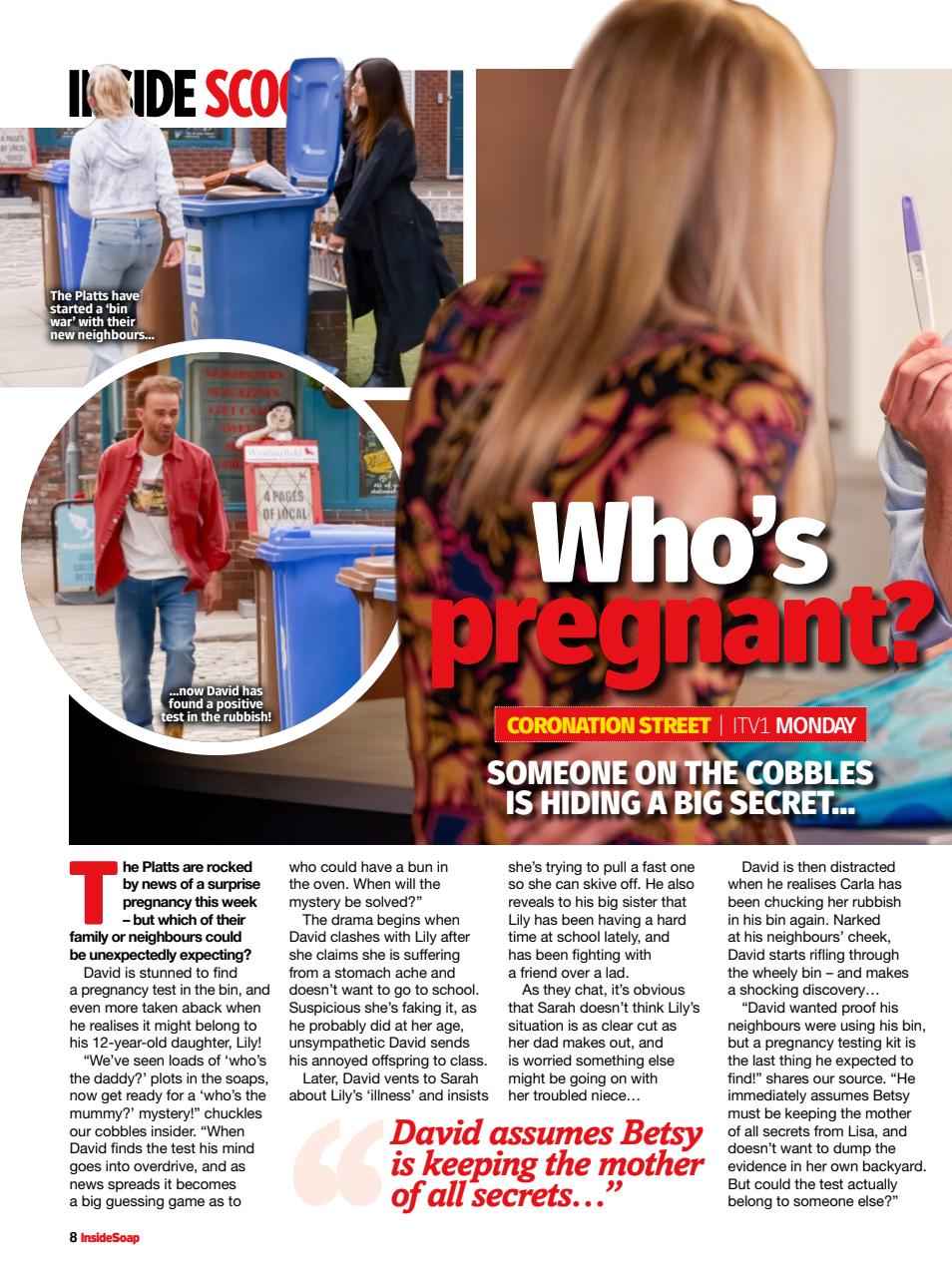 Inside Soap Preview Pages