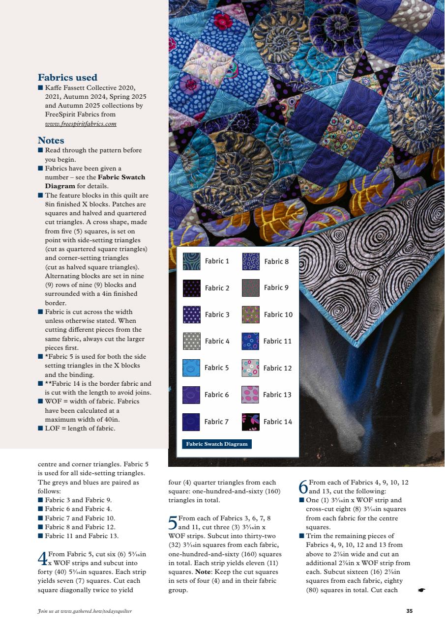 Today’s Quilter Preview Pages