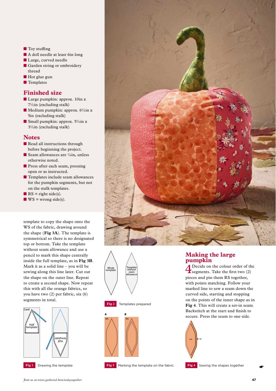 Today’s Quilter Preview Pages