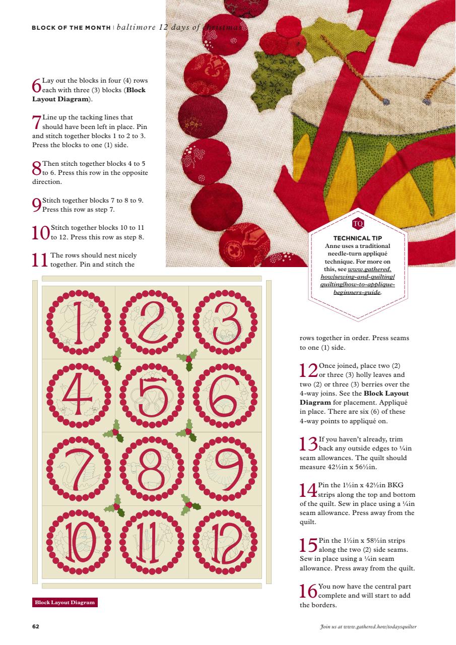 Today’s Quilter Preview Pages