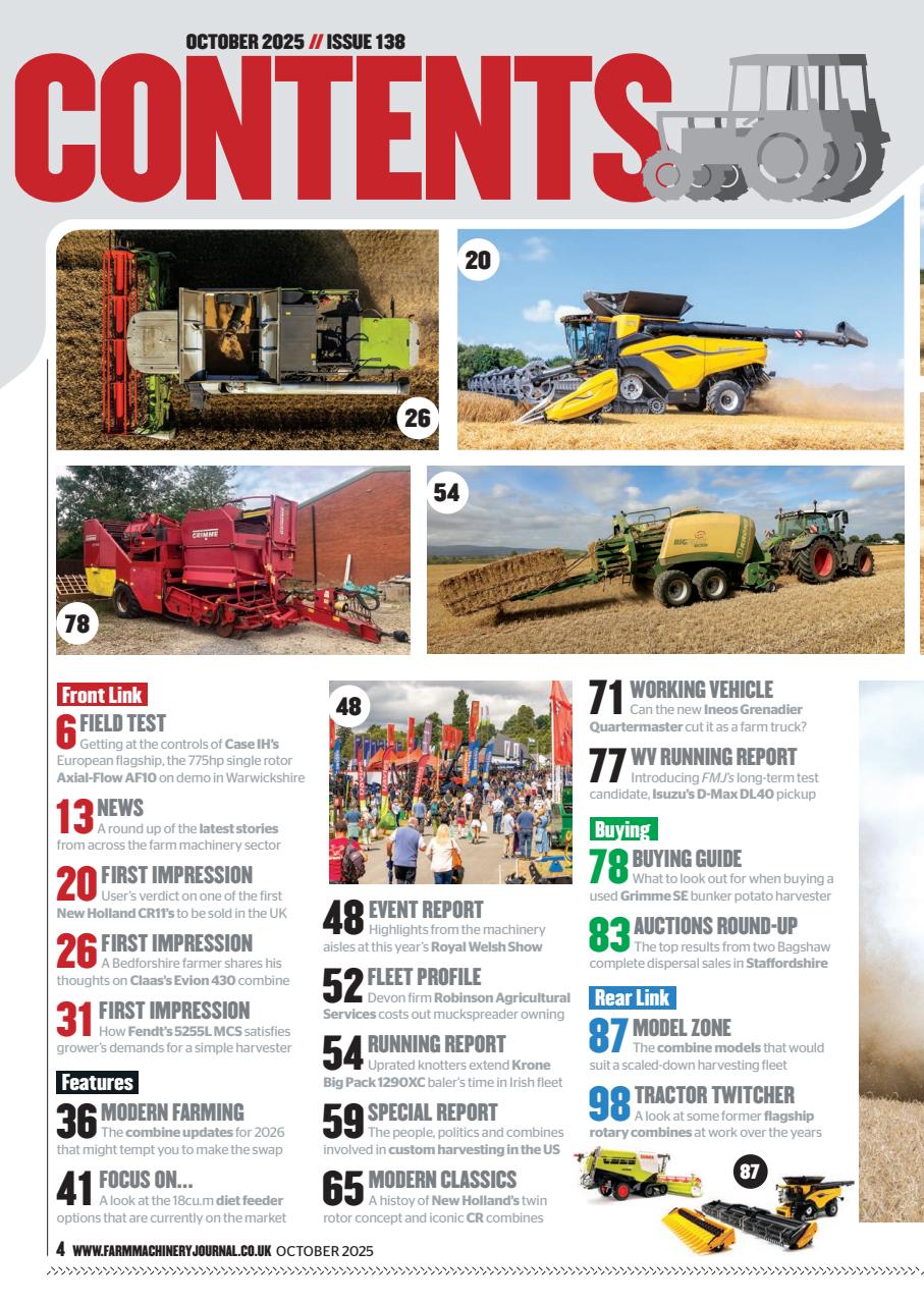 Farm Machinery Journal Preview Pages