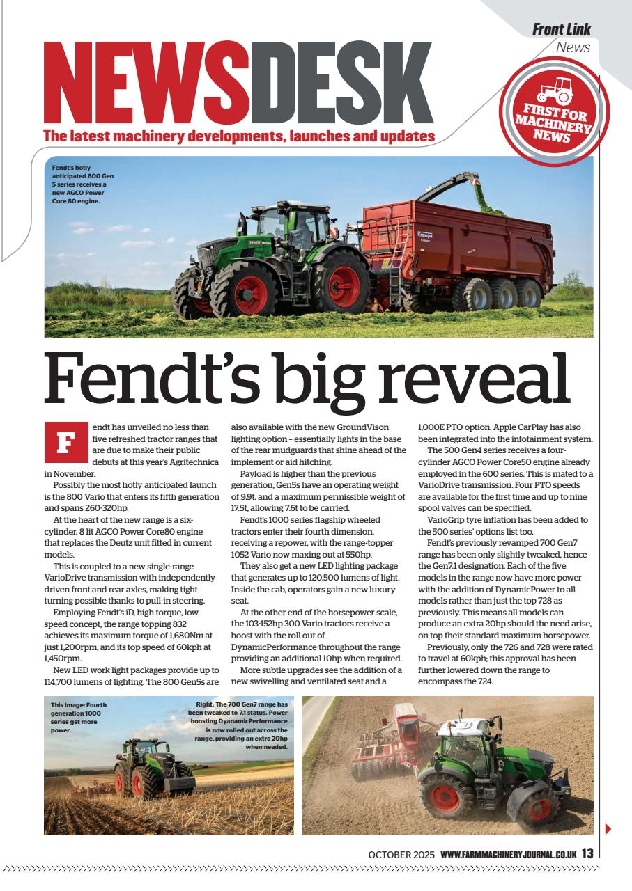 Farm Machinery Journal Preview Pages