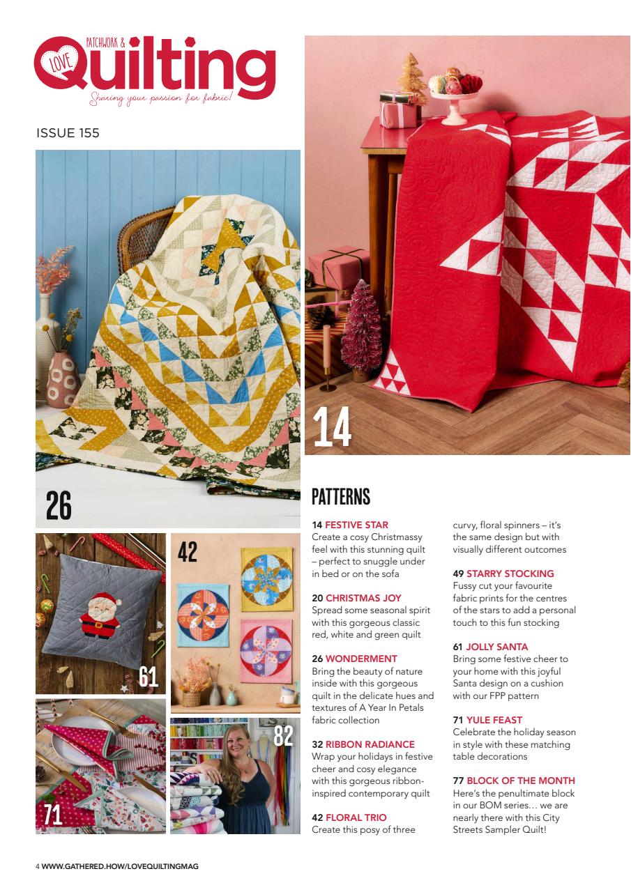 Love Patchwork & Quilting Preview Pages