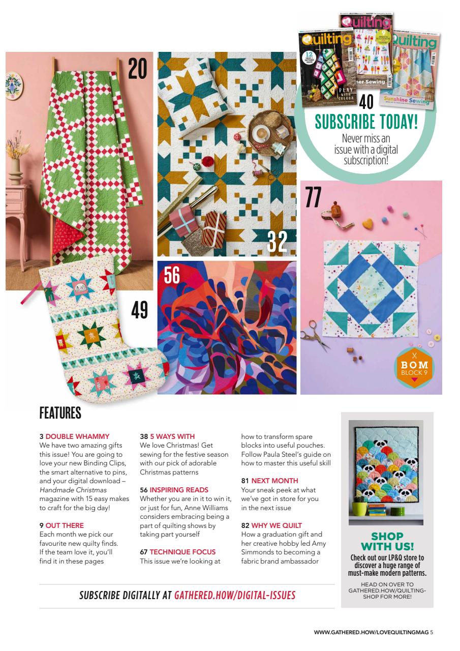Love Patchwork & Quilting Preview Pages