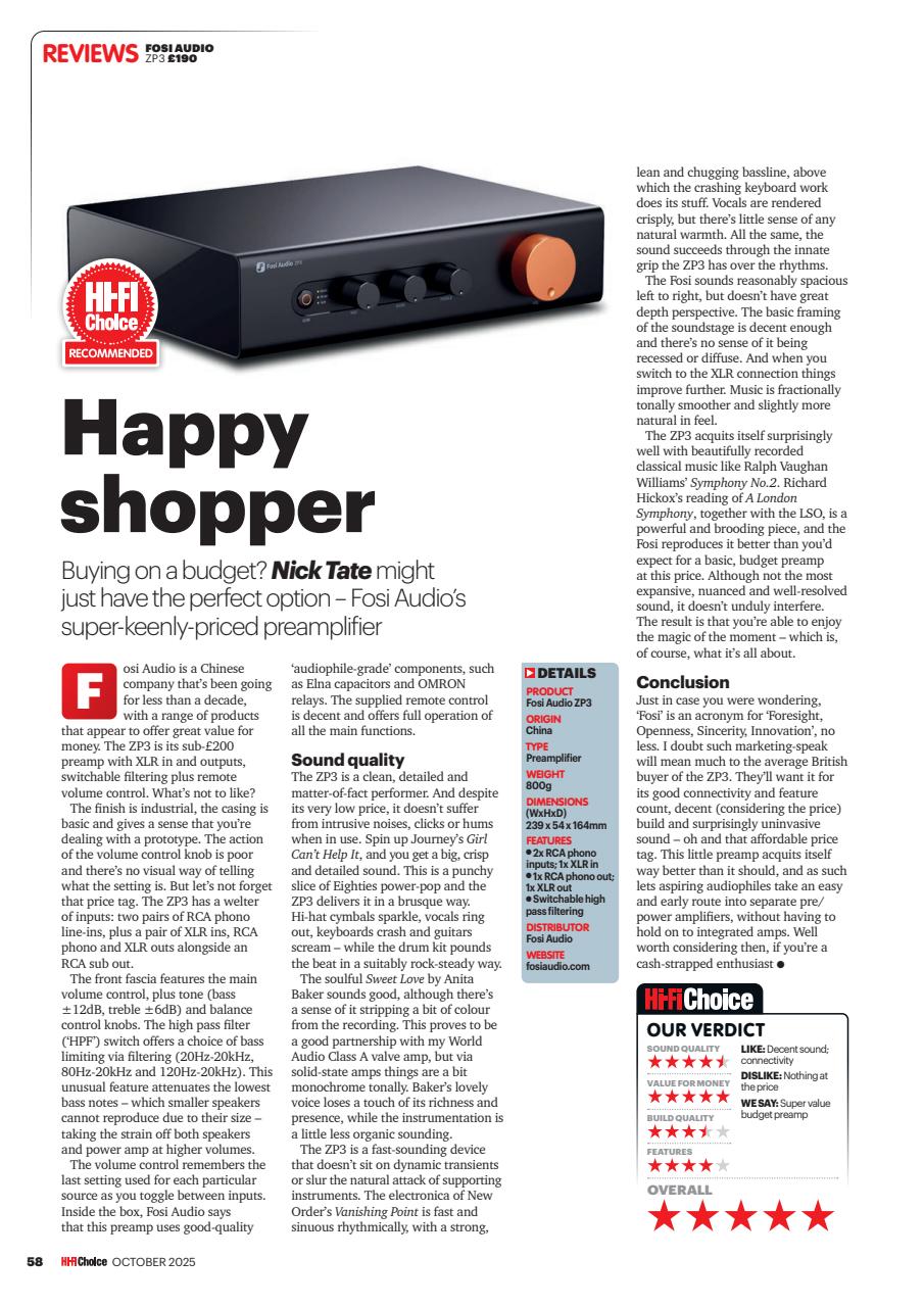 Hi-Fi Choice Preview Pages