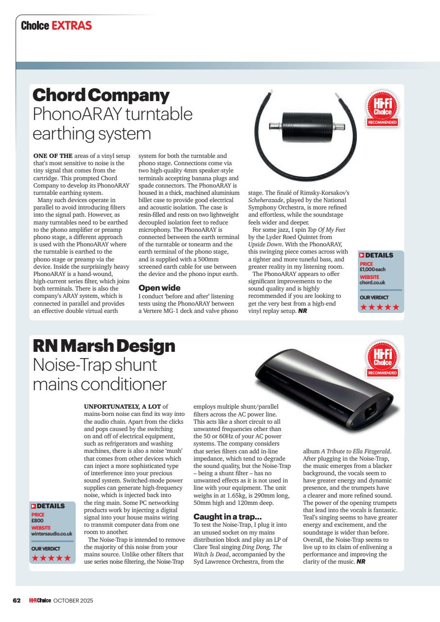 Hi-Fi Choice Preview Pages