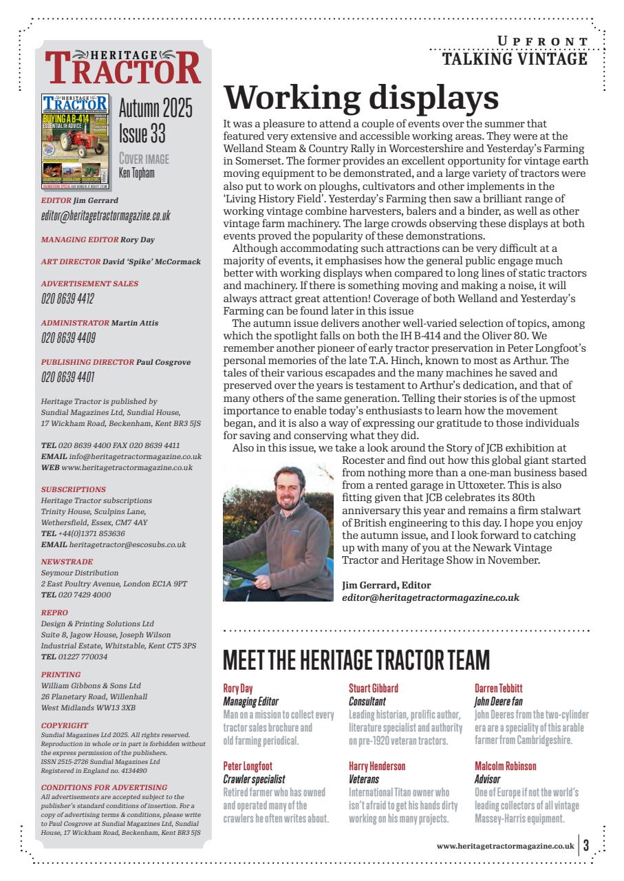 Classic Tractor Preview Pages