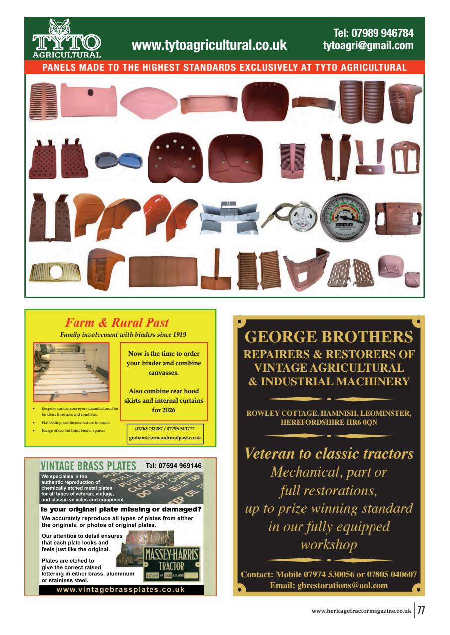 Classic Tractor Preview Pages