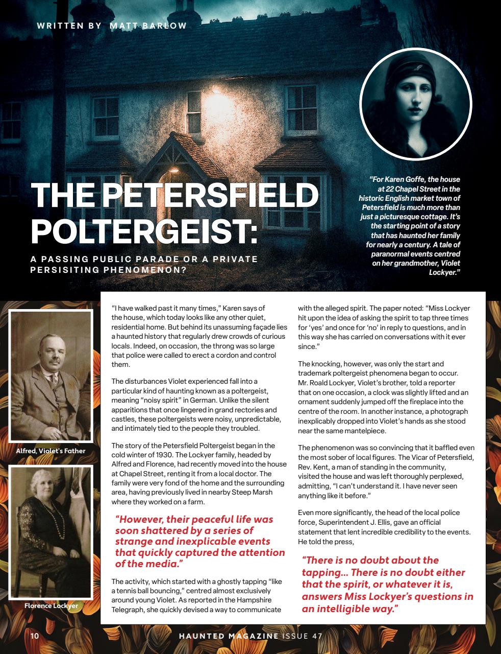 Haunted Magazine Preview Pages